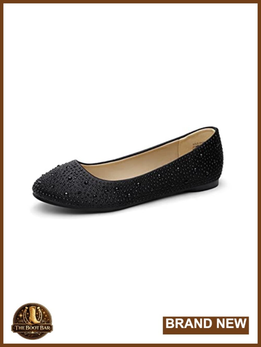 Rhinestone Ballet Flats Slip-On Dressy Comfortable Wedding Formal Shoes
